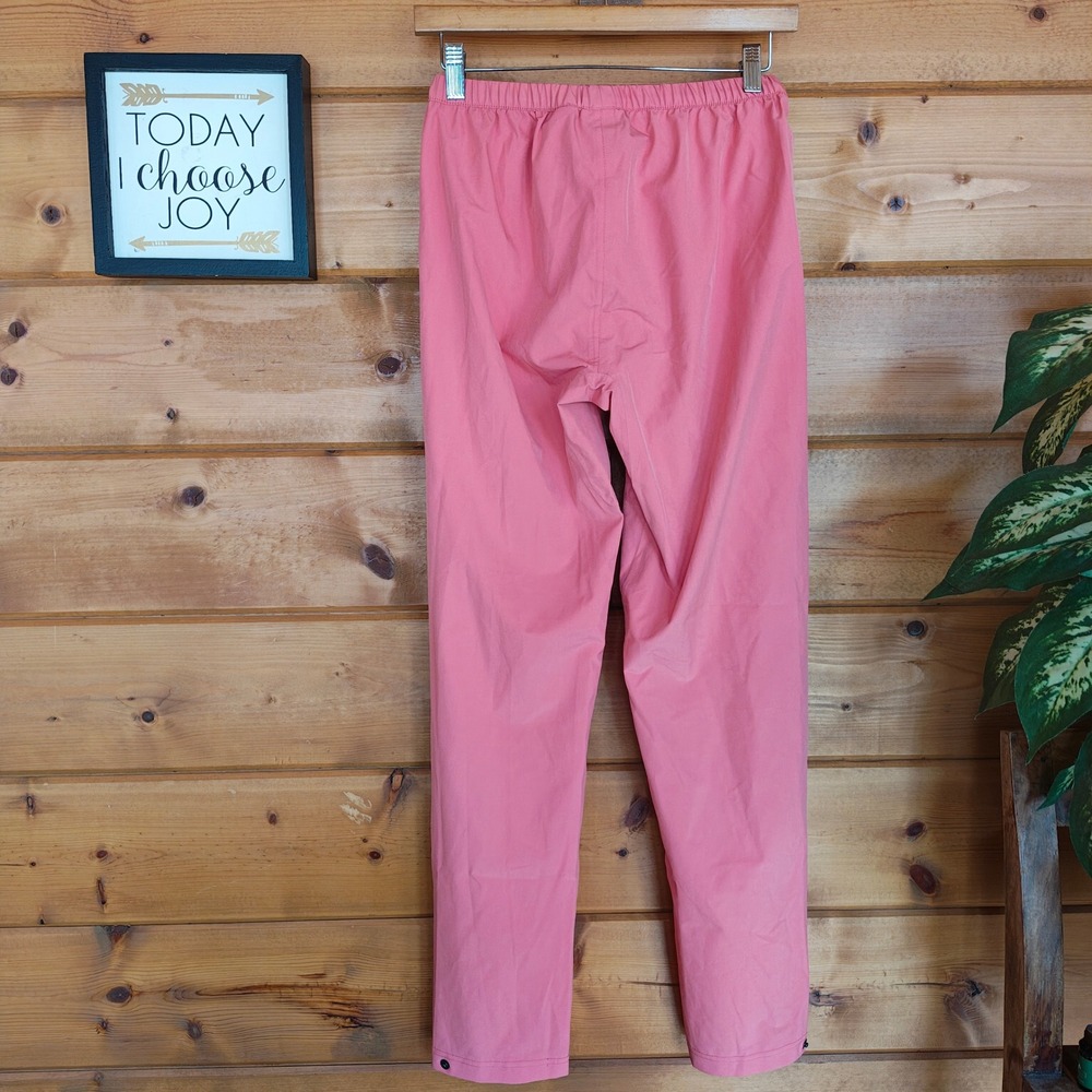 Redhead for Her Pink Rainwear Pants Straight Pull On Stretch Waterproof XS x 30" - Picture 9 of 9